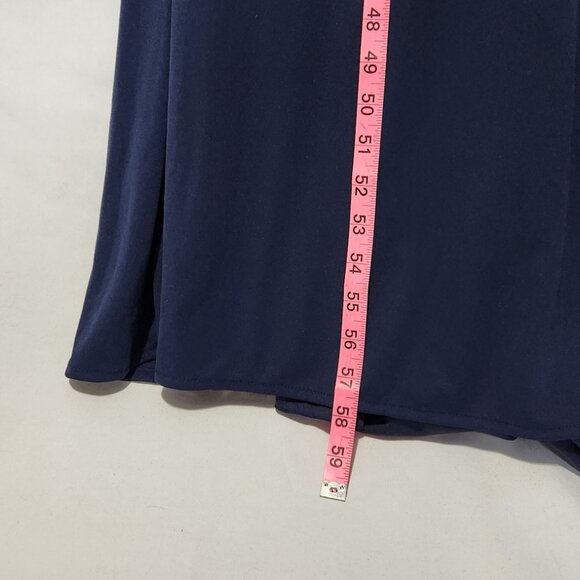 white by Vera Wang Navy Blue Formal Dress - Size 12 - Picture 6 of 13